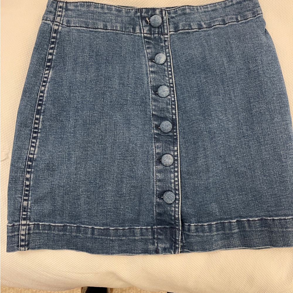 Madewell Jean skirt